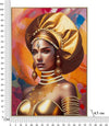 Dipinto-Su-Tela-C/Cornice-Samira--B--Cm-72X4,5X102
