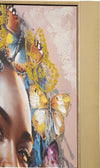 Dipinto-Su-Tela-C/Cornice-Tara--A--Cm-82X4,5X82