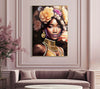 Dipinto-Su-Tela-C/Cornice-Zena--A--Cm-72X4,5X102