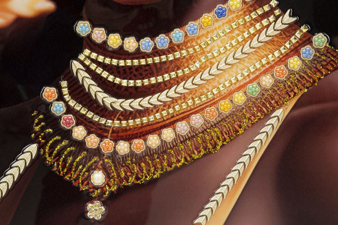 Dipinto-Su-Tela-C/Cornice-Zena--B--Cm-72X4,5X102