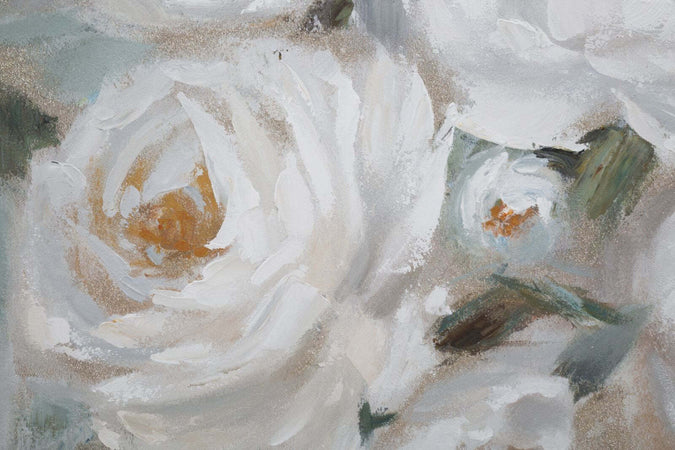 Dipinto-Su-Tela-Crem-Flower-Cm-n80X3,7X100