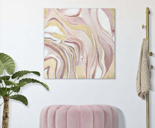 Dipinto Su Tela Pinkly Cm 80X2,8X80 Casa e cucina/Decorazioni per interni/Arte/Dipinti Led Mall Home - Napoli, Commerciovirtuoso.it
