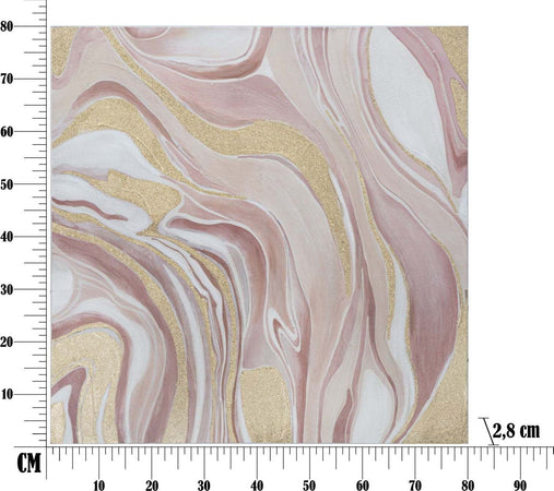 Dipinto Su Tela Pinkly Cm 80X2,8X80 Casa e cucina/Decorazioni per interni/Arte/Dipinti Led Mall Home - Napoli, Commerciovirtuoso.it