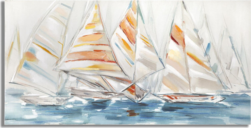 Dipinto-Su-Tela-Regata-Cm-140X2,8X70
