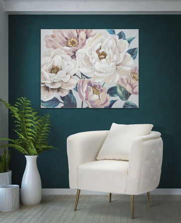 Dipinto Su Tela Soft Flower Cm n100X3,7X80 Casa e cucina/Decorazioni per interni/Arte/Dipinti Led Mall Home - Napoli, Commerciovirtuoso.it
