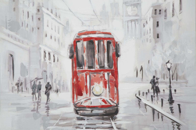 Dipinto Su Tela Tram -A- Cm 80X3X80 Casa e cucina/Decorazioni per interni/Arte/Dipinti Led Mall Home - Napoli, Commerciovirtuoso.it