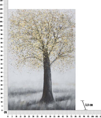 Dipinto Su Tela Tree Simple -A- Cm n80X3,8X120 Casa e cucina/Decorazioni per interni/Arte/Dipinti Led Mall Home - Napoli, Commerciovirtuoso.it