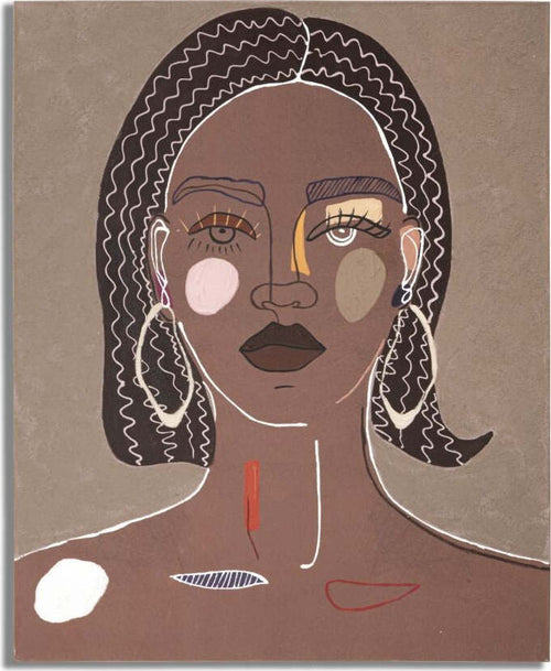 Dipinto-Su-Tela-Tribal--A--Cm-80X2,8X100