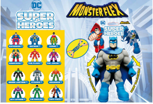 Diramix Dc Monster Flex Allungabili Super Heroes Supereroi Gioco per Bambini