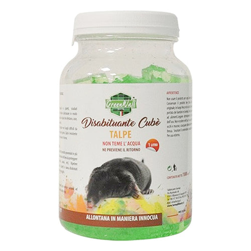 Disabituante per talpe ed arvicole cubetti in gel a lunga durata 1 lt
