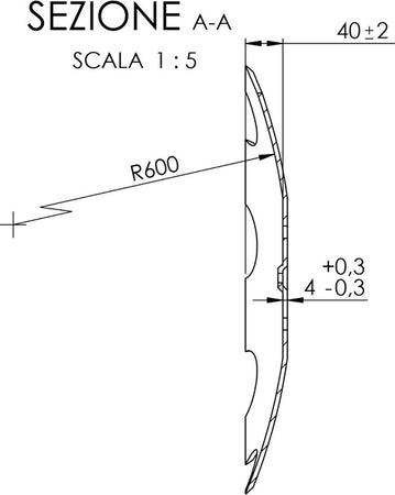 DISCO 460X4 CONCAVO DENTATO BASE PIANA, 4 FORI ø 13 SU ø 98 SKF