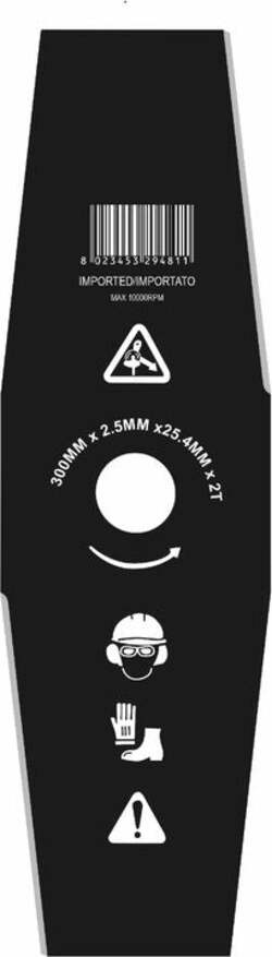Disco di ricambio per decespugliatore Ama a 2 denti con Ø esterno 300mm