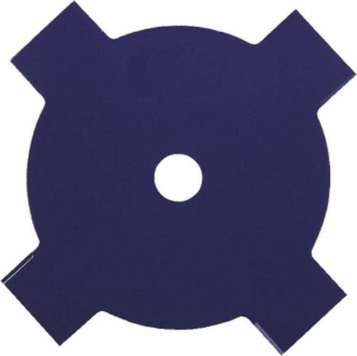 Disco di ricambio per decespugliatore con 4 denti in acciaio Ø esterno 255mm Ø foro 25,4mm