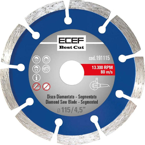 Disco diamantato a settori per il taglio di cemento, marmo e piastrelle Fai da te/Utensili elettrici e a mano/Accessori per utensili elettrici/Lame/Dischi diamantati La Zappa - Altamura, Commerciovirtuoso.it