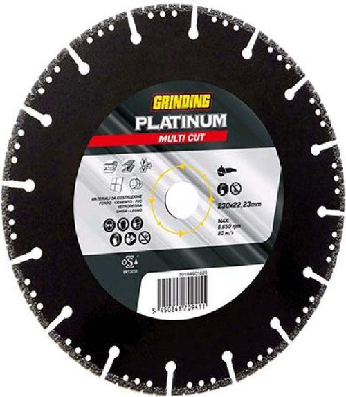 Disco diamantato con asole di sfogo ideale per il taglio di ferro, cemento e legno Fai da te/Utensili elettrici e a mano/Accessori per utensili elettrici/Lame/Dischi diamantati La Zappa - Altamura, Commerciovirtuoso.it