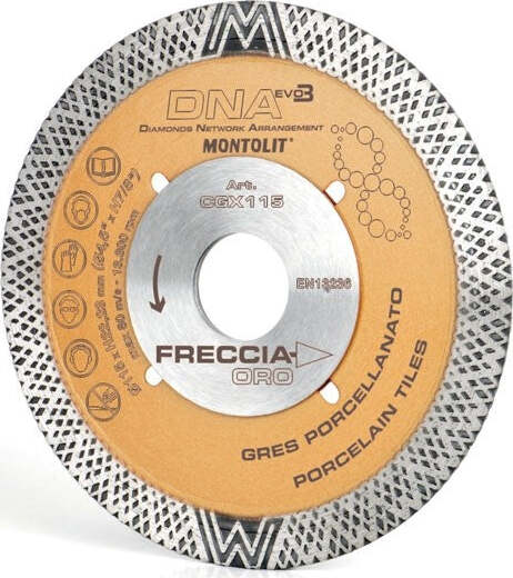 DISCO DIAMANTATO MONTOLIT DNA EVO3 CGX115 MM.115 CORONA CONTINUA FRECCIA ORO 802 Fai da te/Utensili elettrici e a mano/Accessori per utensili elettrici/Lame/Dischi diamantati Trade Shop italia - Napoli, Commerciovirtuoso.it