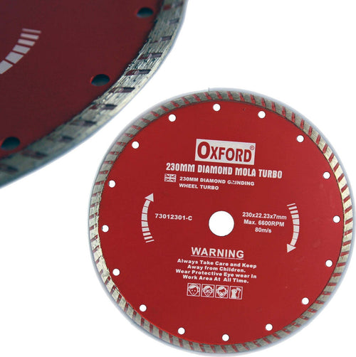 DISCO DIAMANTATO PER SMERIGLIATRICE 230 MM Ø23 cm FLEX MOLA TURBO 6600RPM Fai da te/Utensili elettrici e a mano/Accessori per utensili elettrici/Lame/Dischi diamantati Trade Shop italia - Napoli, Commerciovirtuoso.it