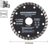 Disco-Diamantato-Segmentato-115-Mm-Per-Cemento-Mattoni-Smerigliatrice-Flex