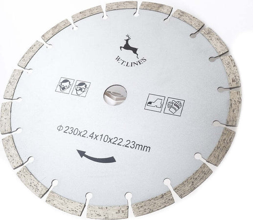 DISCO DIAMANTATO TAGLIO MARMO CEMENTO MATTONI PIETRA SEGA CIRCOLARE Ø230mm Fai da te/Utensili elettrici e a mano/Accessori per utensili elettrici/Lame/Dischi diamantati Trade Shop italia - Napoli, Commerciovirtuoso.it