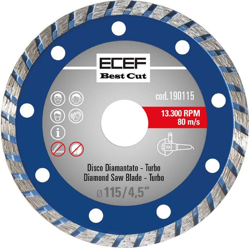Disco diamantato universale per cemento, piastrelle e marmo con corona continua Fai da te/Utensili elettrici e a mano/Accessori per utensili elettrici/Lame/Dischi diamantati La Zappa - Altamura, Commerciovirtuoso.it
