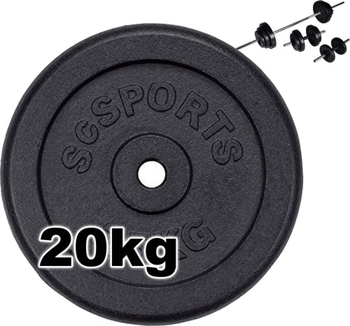 Disco In Ghisa Nera Piastra Pesi Per Bilanciere Manubri Fitness Palestra Da 20kg Sport e Tempo Libero > Attrezzi e Abbigliamento Sportivo > Pesi Palestra Trade Shop italia - Napoli, Commerciovirtuoso.it