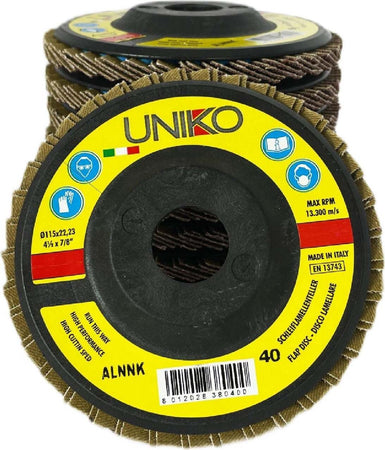 Disco lamellare al corindone per metalli, legno, ghisa e plastica Fai da te/Utensili elettrici e a mano/Accessori per utensili elettrici/Lame/Dischi diamantati La Zappa - Altamura, Commerciovirtuoso.it