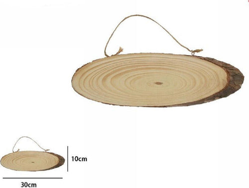 Disco Legno Naturale Base Tronco Decorativa Ornamento Da Appendere 30x10cm 72103 Casa, arredamento e bricolage > Decorazione della casa Trade Shop italia - Napoli, Commerciovirtuoso.it