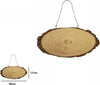 Disco Legno Naturale Base Tronco Decorativa Ornamento Da Appendere 30x17cm 72104 Casa, arredamento e bricolage > Decorazione della casa Trade Shop italia - Napoli, Commerciovirtuoso.it