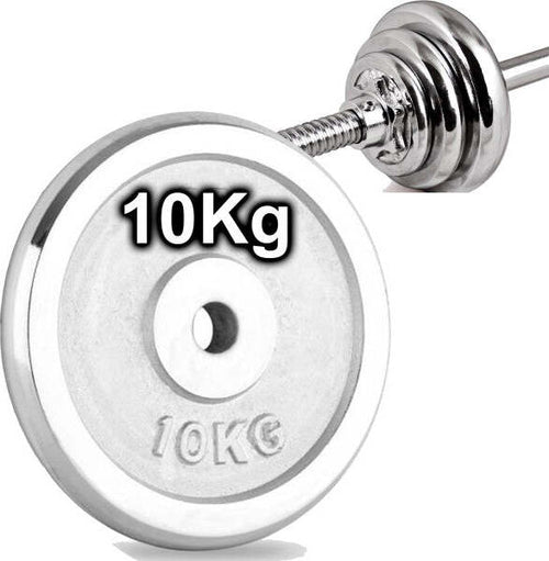 Disco-Olimpico-In-Acciaio-Piastra-Pesi-Per-Bilanciere-Manubri-Da-10-Kg-Palestra