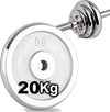 Disco-Olimpico-In-Acciaio-Piastra-Pesi-Per-Bilanciere-Manubri-Da-20-Kg-Palestra