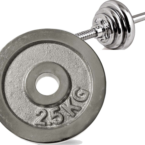 Disco Olimpico In Acciaio Piastra Pesi Per Bilanciere Manubri Da 2,5kg Foro 30mm Pesi Palestra Trade Shop italia - Napoli, Commerciovirtuoso.it