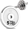 Disco-Olimpico-In-Acciaio-Piastra-Pesi-Per-Bilanciere-Manubri-Da-5-Kg-Palestra
