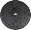 Disco-Per-Manubri-Pesi-Piastre-Bilanciere-Ghisa-Foro-25mm-Da-15kg-Dischi-Fitness