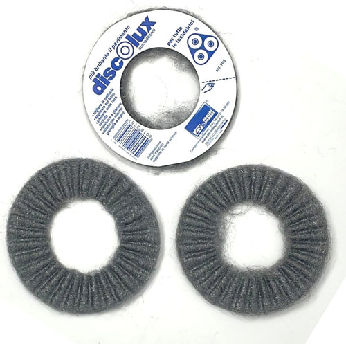 DISCO PULIZIA MARMO - LUCIDATRICE ADESIVO LANA ACCIAIO 3 DISCHI Fai da te/Utensili elettrici e a mano/Accessori per utensili elettrici/Accessori per lucidatrici/Cuscinetti per lucidatrici Rossi Ricambi - Venetico Marina, Commerciovirtuoso.it