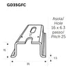 Guide DIN e staffe per supporto apparecchiature elettriche
