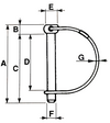 Spinotto per motozappa ø8x80mm
