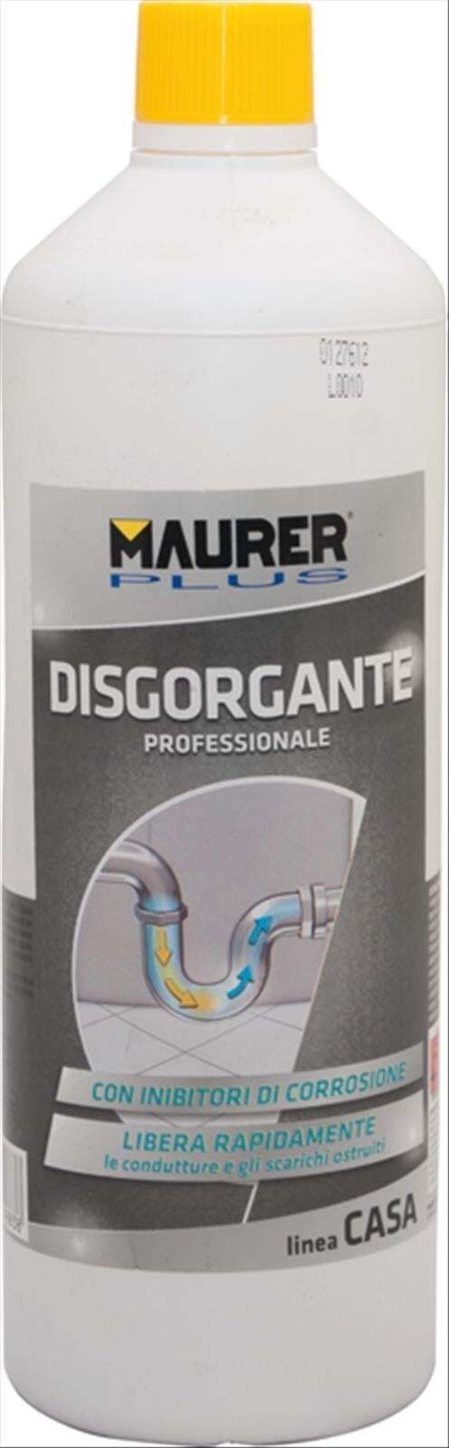 Disgorgante professionale da 750ml libera rapidamente le condutture e gli scarichi ostruiti