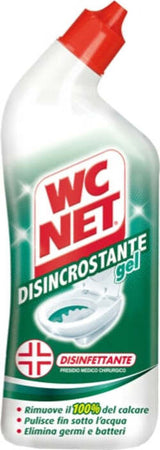 Disincrostante disinfettante - 700 ml - WC Net Casa e cucina/Detergenti e prodotti per la pulizia/Detergenti per la casa/Detergenti multiuso Eurocartuccia - Pavullo, Commerciovirtuoso.it