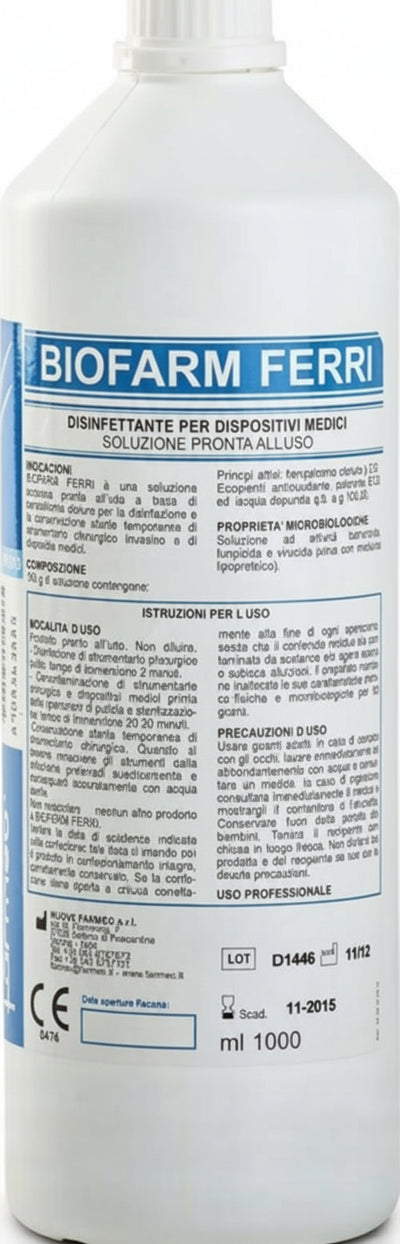DISINFETTANTE 1000ML DISPOSITIVI MEDICI FERRI IGIENIZZANTI STERILIZZA BIOFARM Casa e cucina/Detergenti e prodotti per la pulizia/Detergenti per la casa/Spray e liquidi disinfettanti Trade Shop italia - Napoli, Commerciovirtuoso.it