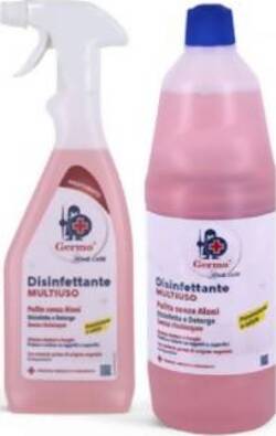 Disinfettante Multiuso Profumato Germo HomeCare sgrassante e detergente per oggetti e superfici GERMO detergente Salute e Prevenzione - Barletta, Commerciovirtuoso.it