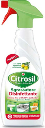 Disinfettante sgrassatore - limone - trigger da 650 ml - Citrosil Casa e cucina/Detergenti e prodotti per la pulizia/Detergenti per la casa/Detergenti multiuso Eurocartuccia - Pavullo, Commerciovirtuoso.it