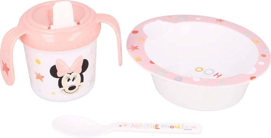 Disney Baby Set Pappa 3 Pezzi Minnie Mouse Rosa Prima Pappa Per Bambini Asilo Prima infanzia/Allattamento e pappa/Stoviglie/Set di stoviglie Trade Shop italia - Napoli, Commerciovirtuoso.it