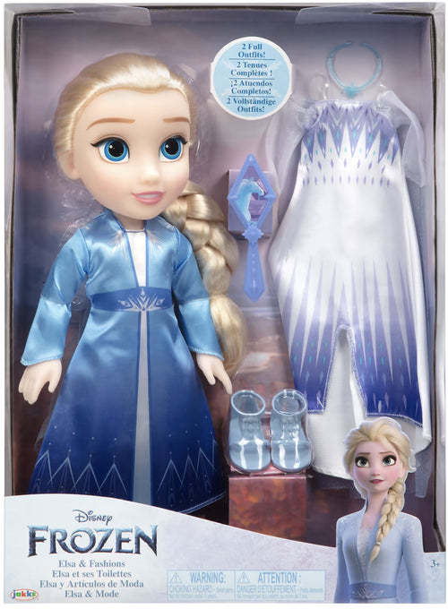 Disney Frozen Bambola Da 38 Cm Di Elsa Con Accessori