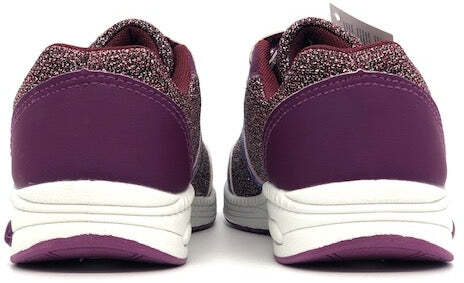 DISNEY FROZEN Elsa and Anna Sneaker bimba fuxia burgundi con luci