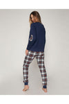 Minnie Pigiama Invernale in Caldo Cotone da Donna 55087 D33 - Passarelli Biancheria