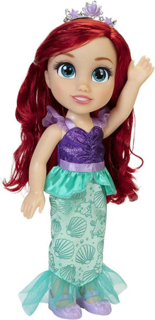 Disney Princess Bambola Principessa Ariel 38 Cm Con Bellissimi Occhi Scintillanti, Abito Scarpette E Tiara, Bambine Dai 3 Anni In Su