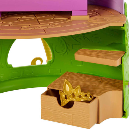 Disney-Princess-Rapunzel's-Tower-Playset-Bambola-Snodata-6-Aree-Gioco-Accessori