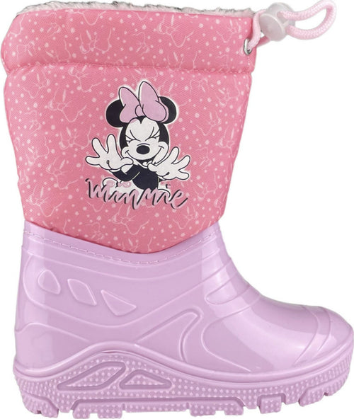 Disney-Stivali-Pioggia-Minnie-Stivaletti-Imbottiti-Minnie-Bambina-Stivali-Rosa-Pioggia-E-Neve