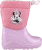 Disney-Stivali-Pioggia-Minnie-Stivaletti-Imbottiti-Minnie-Bambina-Stivali-Rosa-Pioggia-E-Neve