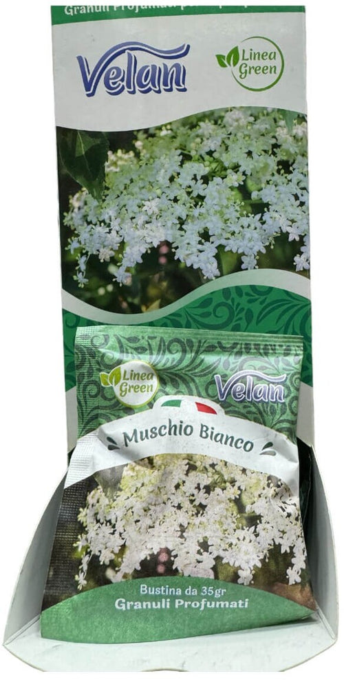 Dispencer Granuli Profumati Confezione 25 Bustine Muschio Bianco